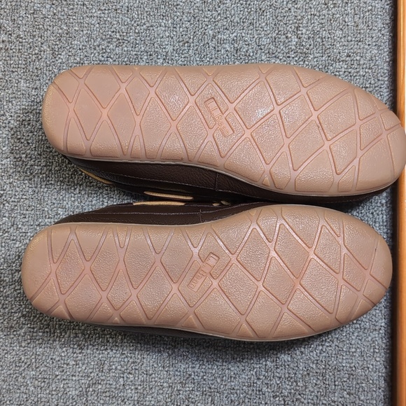 L.L. Bean Wicked Good Moccasins Moosehide Slipper Chocolate Brown Size 11.0 - Picture 10 of 14